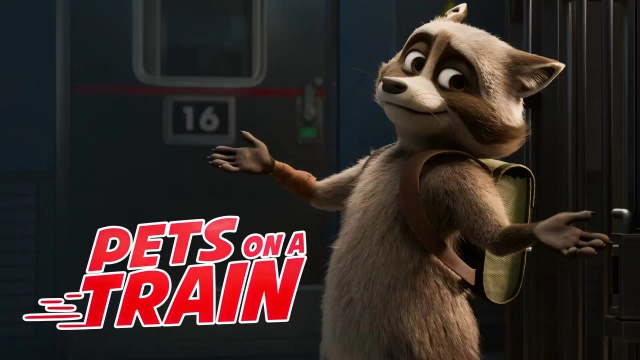 حیوانات در قطار